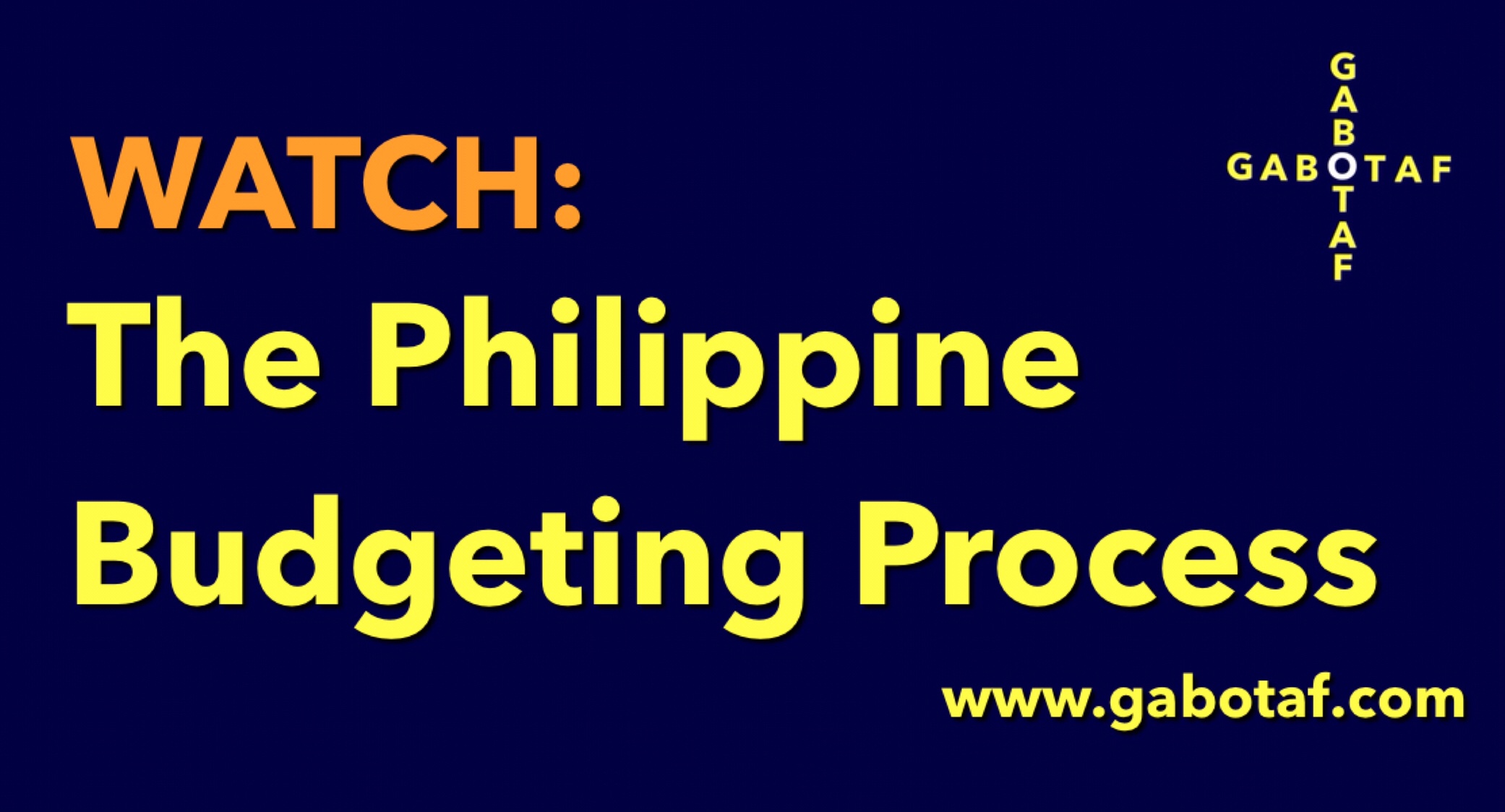 The Philippine Budgeting Process | Government Accountants, Budget ...