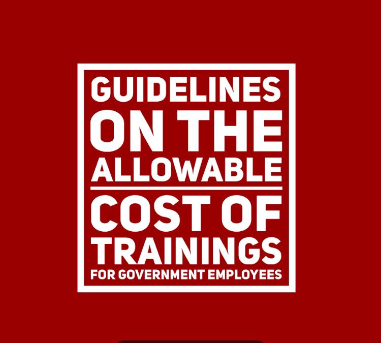 guidelines-on-the-allowable-cost-of-trainings-for-government-employees